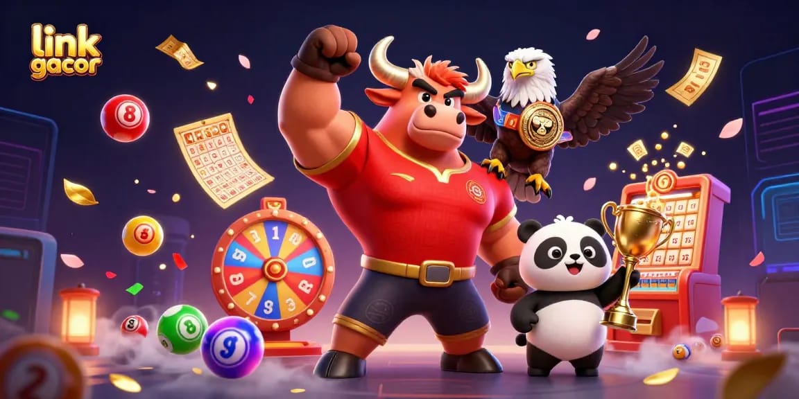 Spin the reels with link gacor and celebrate big wins in this vibrant casino scene!