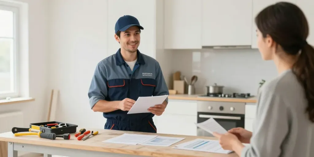 Trustworthy local contractor reviewing plans for slot gacor home services.