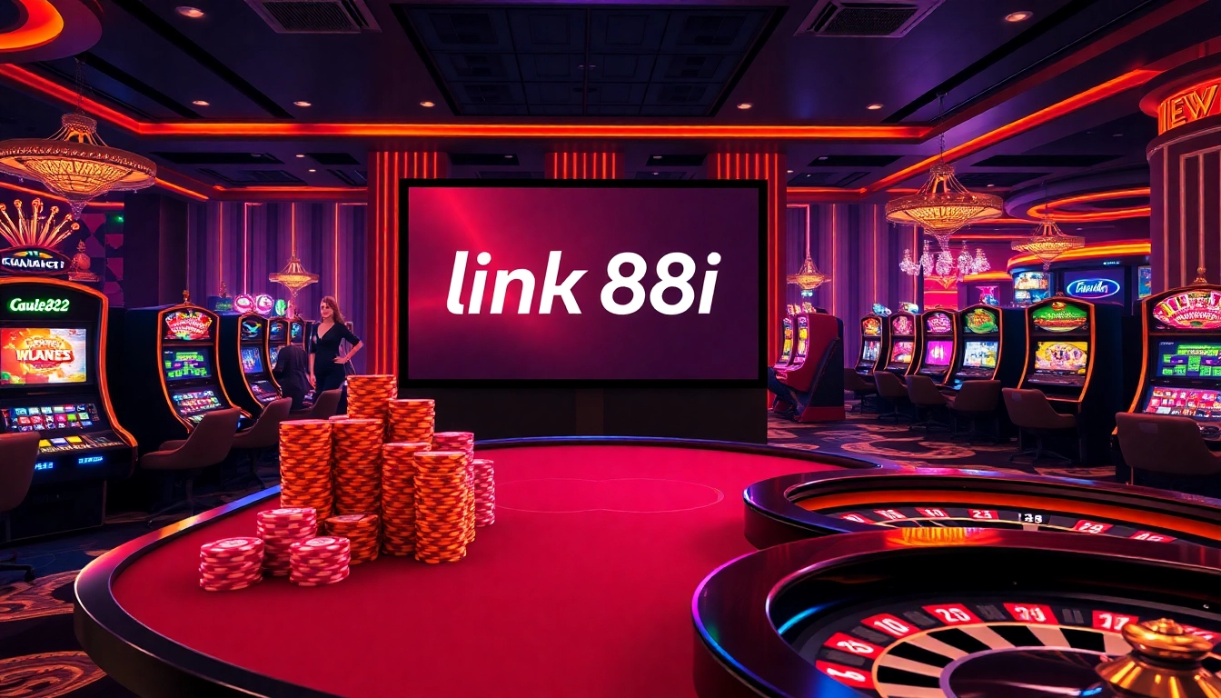 Engage in high-stakes fun with link 88i at a vibrant casino table brimming with excitement.