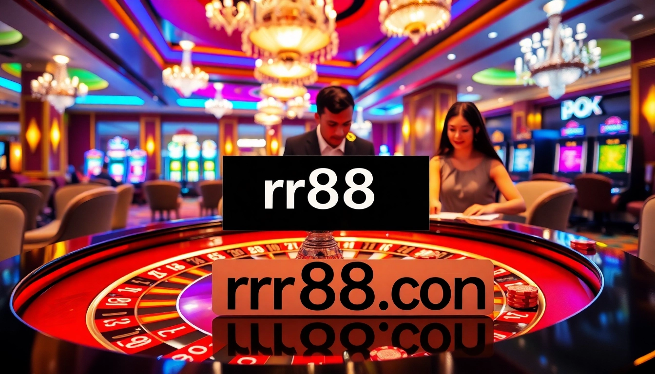Exciting table games at rr88 com casino with roulette and poker elements.