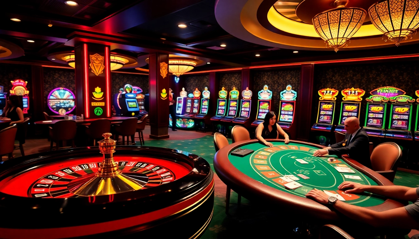 Experience thrilling casino action with tg88 at a luxury gambling table.